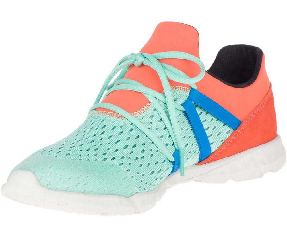 Tenis Senhora - Merrell Flora Kindred - Menta/Laranja - UHI457198